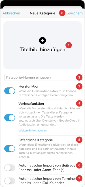 Handbuch – Kategorien verwalten – 1